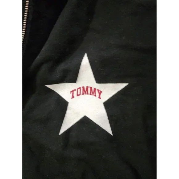 TOMMY HILFIGER Women's Black Full Zip Hooded Jacket XXXL 3X Plus - Picture 2 of 3